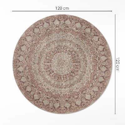 Tapis rond en vinyle Perfection géométrique