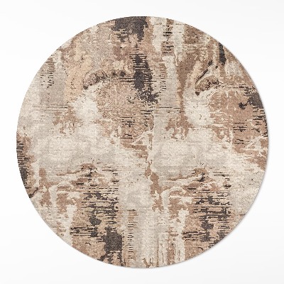 Tapis vinyle Abstraction rétro marron