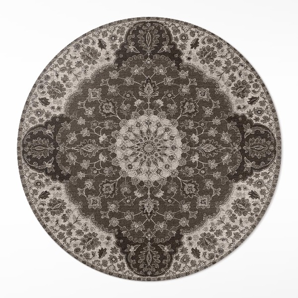 Tapis rond en vinyle La délicatesse des ornements persans