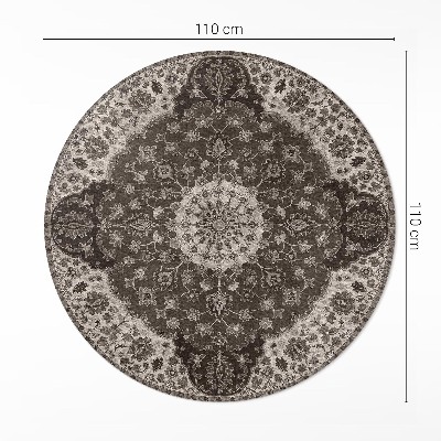 Tapis rond en vinyle La délicatesse des ornements persans