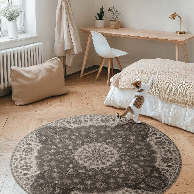 Tapis rond en vinyle La délicatesse des ornements persans