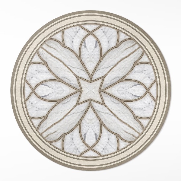 Tapis vinyle Vitrail en marbre