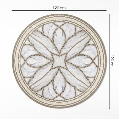 Tapis vinyle Vitrail en marbre