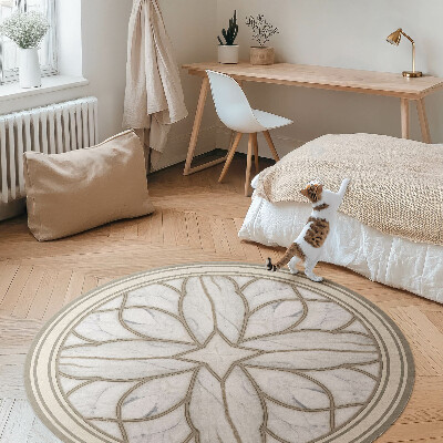 Tapis vinyle Vitrail en marbre