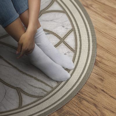 Tapis vinyle Vitrail en marbre