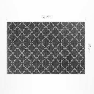 Tapis vinyle Tissu imitation élégant à motifs orientaux