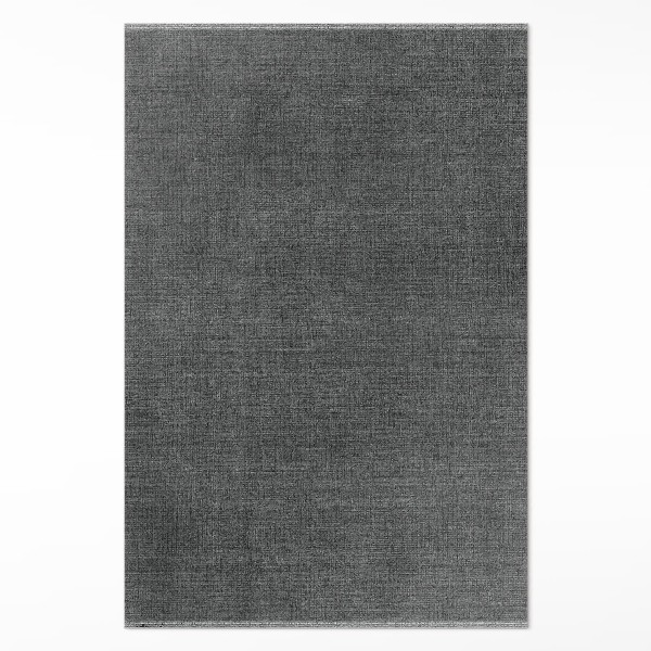 Tapis vinyle rectangulaire Tissu imitation pierre foncé et élégant