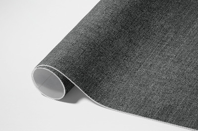 Tapis vinyle rectangulaire Tissu imitation pierre foncé et élégant