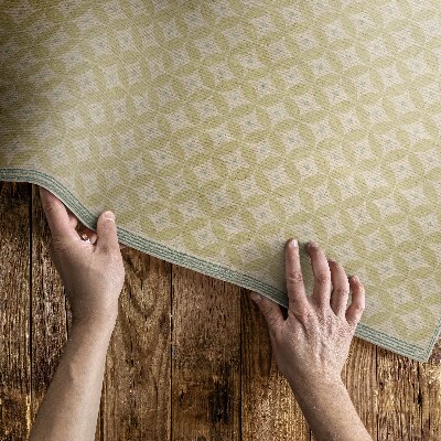 Tapis vinyle Tissu imitation motif oriental