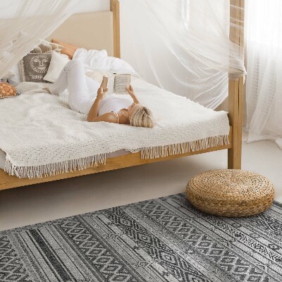 Tapis vinyle rectangulaire Tissu imitation losange géométrique