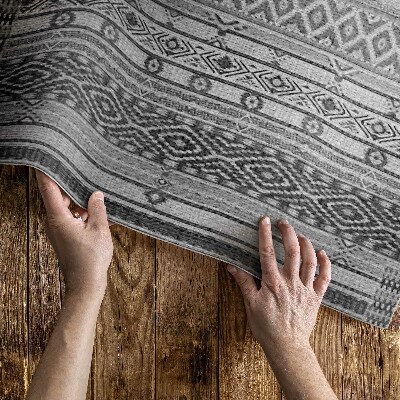 Tapis vinyle rectangulaire Tissu imitation losange géométrique