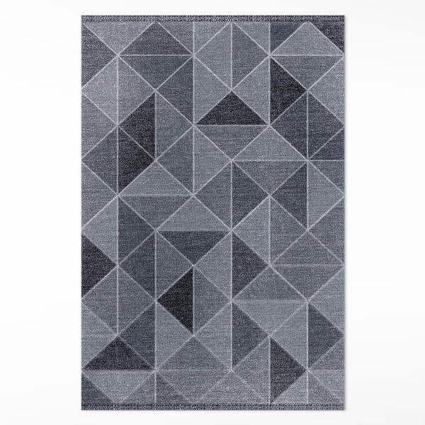 Tapis vinyle Tissu imitation abstraction géométrique