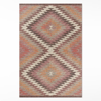Tapis vinyle rectangulaire Tissu décoratif imitation motif turc