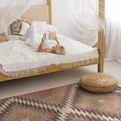 Tapis vinyle rectangulaire Tissu décoratif imitation motif turc