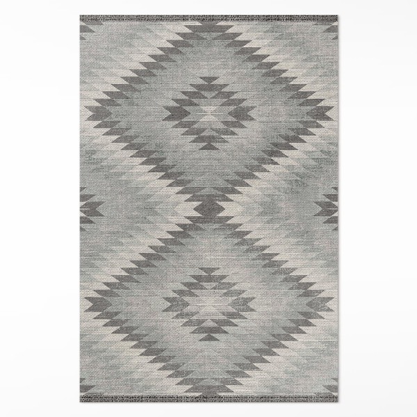 Tapis vinyle rectangulaire Tissu imitation style turc indien