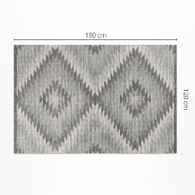 Tapis vinyle rectangulaire Tissu imitation style turc indien