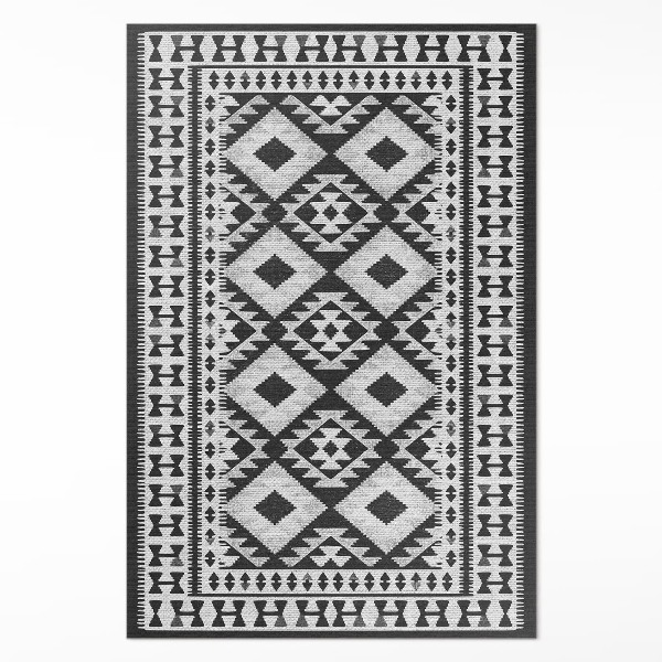 Tapis vinyle Tissu imitation motif rétro vintage