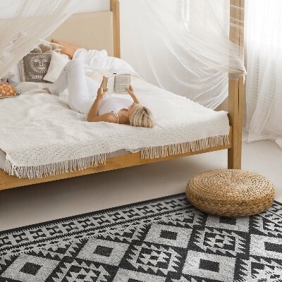 Tapis vinyle Tissu imitation motif rétro vintage