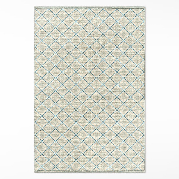 Tapis vinyle Tissu imitation lignes géométriques
