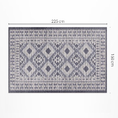 Tapis vinyle rectangulaire Tissu imitation style rétro vintage