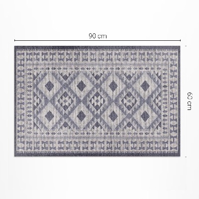 Tapis vinyle rectangulaire Tissu imitation style rétro vintage