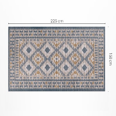 Tapis vinyle Tissu imitation design décoratif rétro
