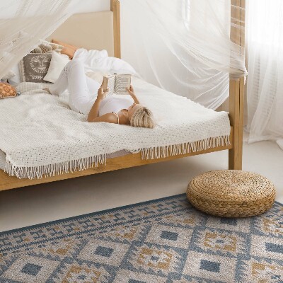 Tapis vinyle Tissu imitation design décoratif rétro