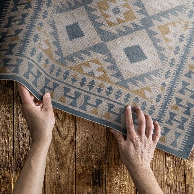 Tapis vinyle Tissu imitation design décoratif rétro