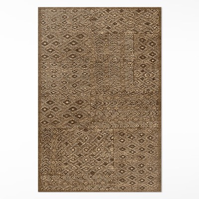 Tapis vinyle rectangulaire Tissu imitation motif tribal
