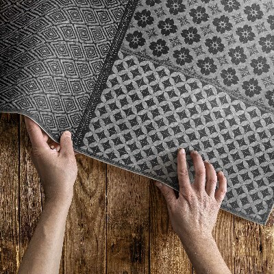 Tapis vinyle Tissu à motifs imitation style aztèque