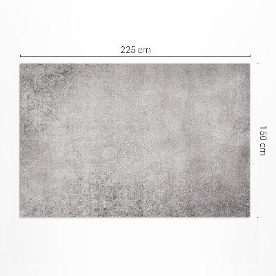 Tapis vinyle rectangulaire Texture moderne en béton argenté