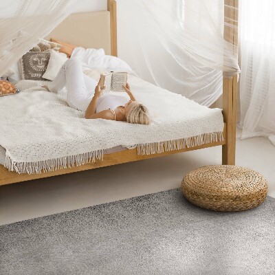 Tapis vinyle rectangulaire Texture moderne en béton argenté