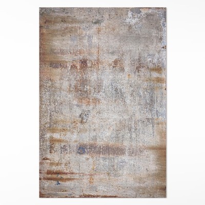 Tapis vinyle Métal rouillé de style industriel