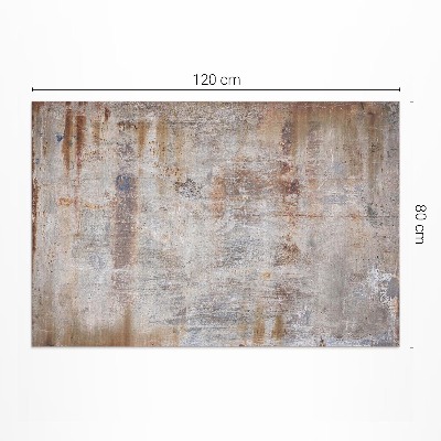 Tapis vinyle Métal rouillé de style industriel