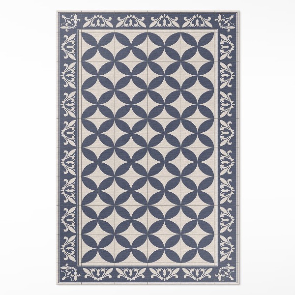 Tapis vinyle Motif azulejos élégant en mosaïque