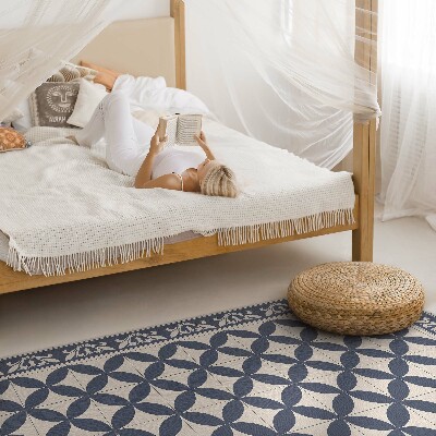 Tapis vinyle Motif azulejos élégant en mosaïque