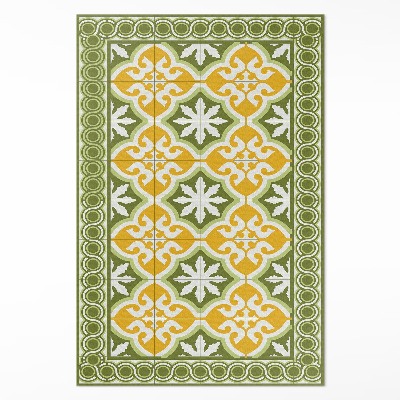 Tapis vinyle rectangulaire Carreaux classiques, mosaïque lumineuse