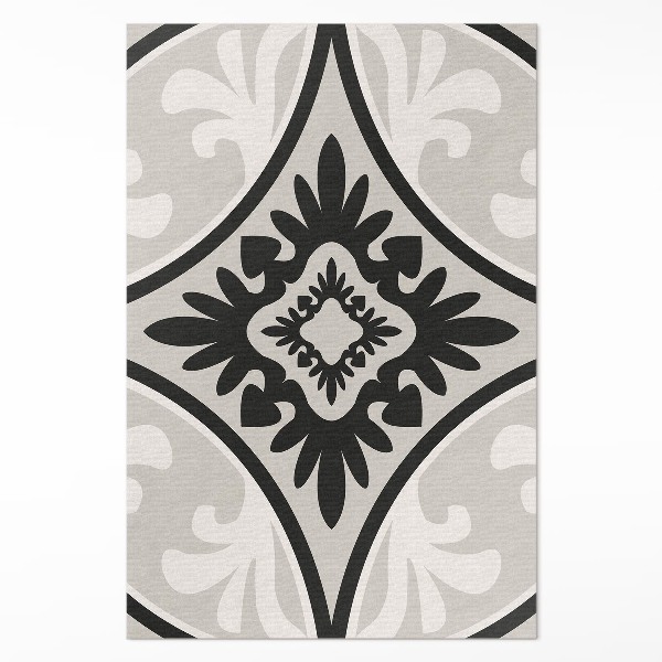 Tapis vinyle Motif de carreaux ornementaux élégants