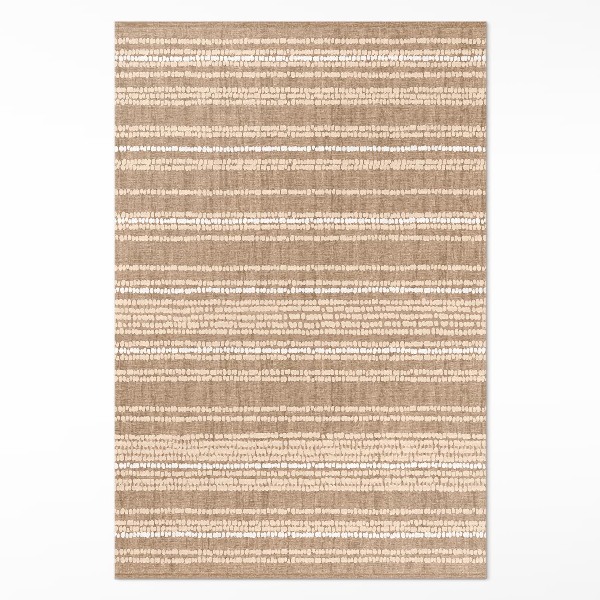 Tapis vinyle rectangulaire Tissu beige style bohème vintage