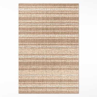 Tapis vinyle rectangulaire Tissu beige style bohème vintage