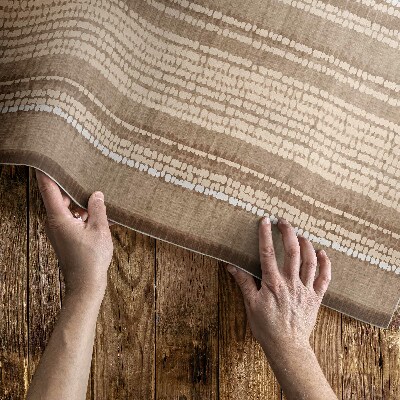 Tapis vinyle Motif tissu marron style bohème vintage