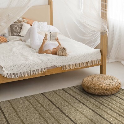 Tapis vinyle Rayures sur tissu, style bohème vintage