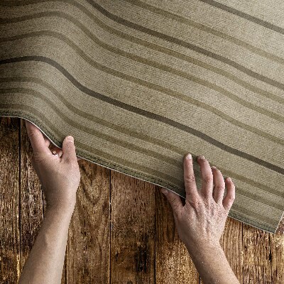 Tapis vinyle Rayures sur tissu, style bohème vintage