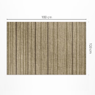 Tapis vinyle Rayures sur tissu, style bohème vintage
