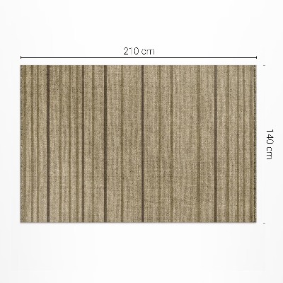 Tapis vinyle Rayures sur tissu, style bohème vintage