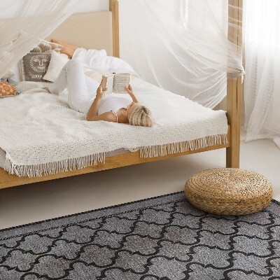 Tapis vinyle rectangulaire Tissu décoratif imitation style marocain