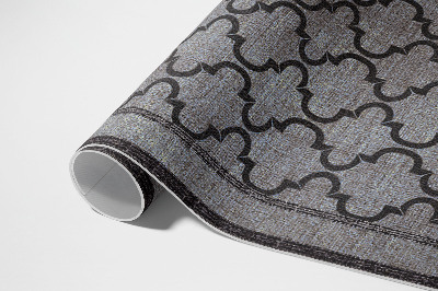 Tapis vinyle rectangulaire Tissu décoratif imitation style marocain