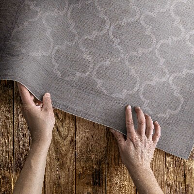 Tapis vinyle Imitation arabesque de tissu décoratif