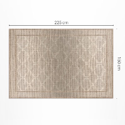 Tapis vinyle Tissu imitation trèfle marocain