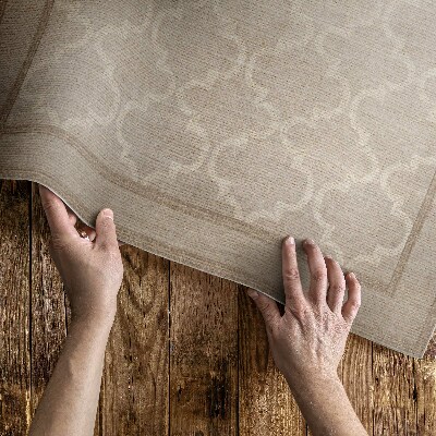 Tapis vinyle Tissu imitation trèfle marocain
